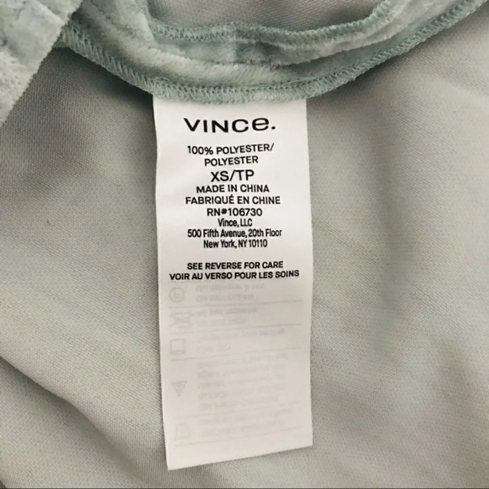 Vince ruched velour